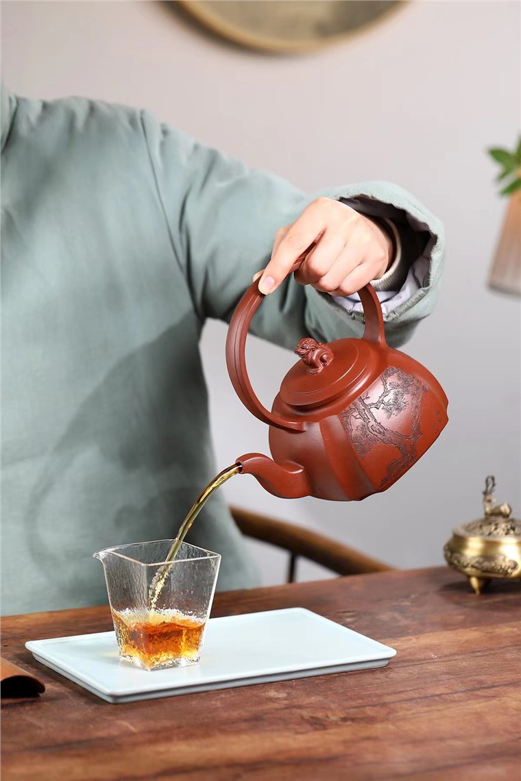 韩小虎作品 祥瑞提梁
