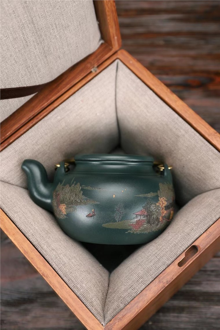 施昌作品 蛋包提梁图片
