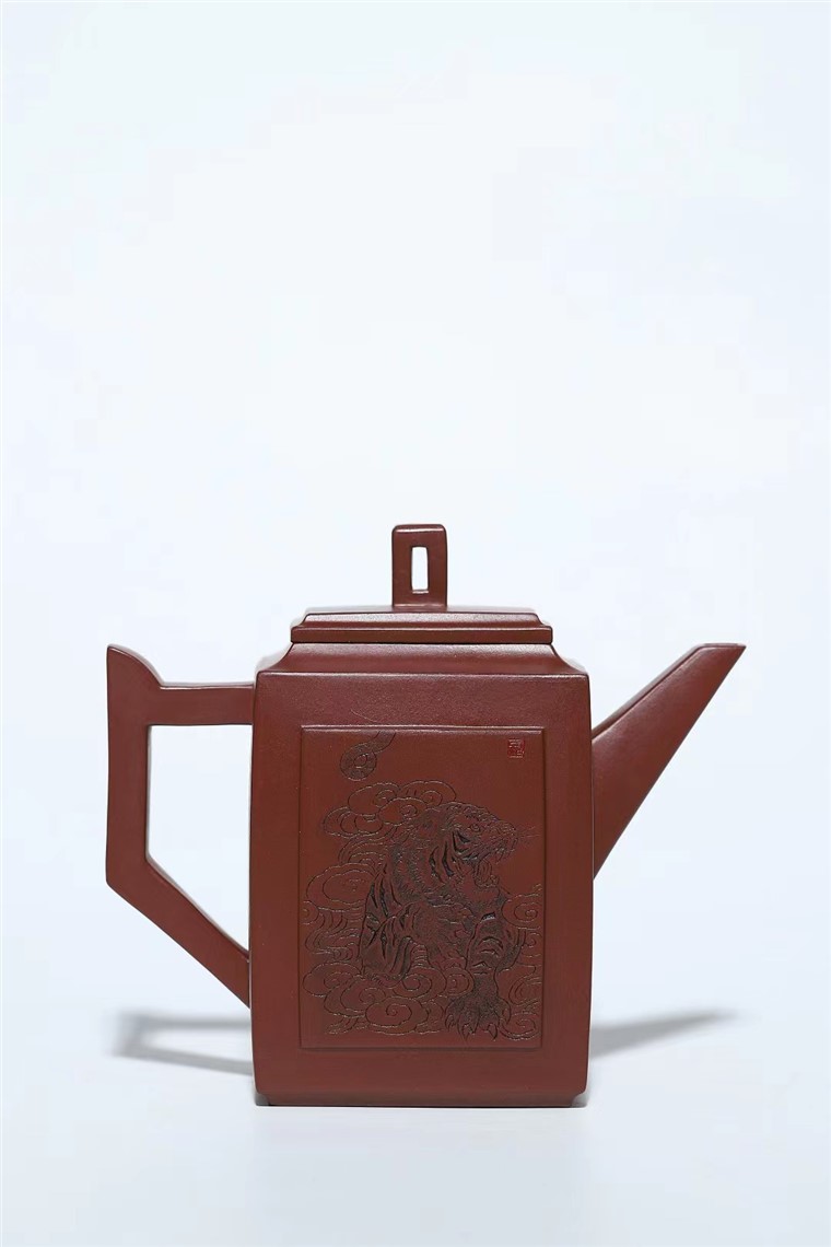赵明敏作品 虎啸山林图片