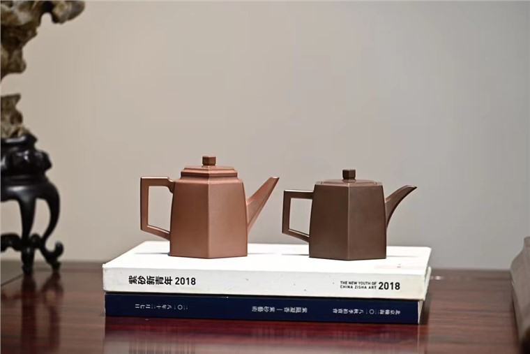 贺杨作品 茗香雅韵对壶图片