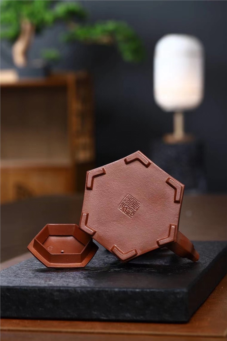 范永芳作品 六方提梁