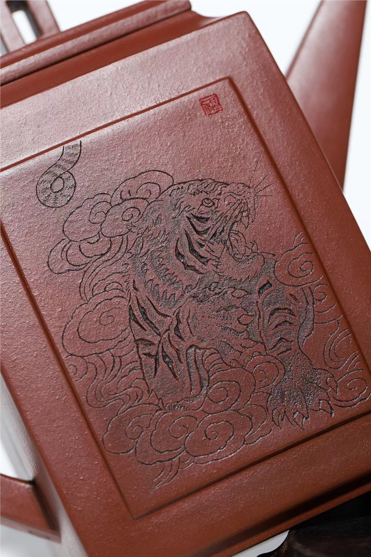 赵明敏作品 虎啸山林图片