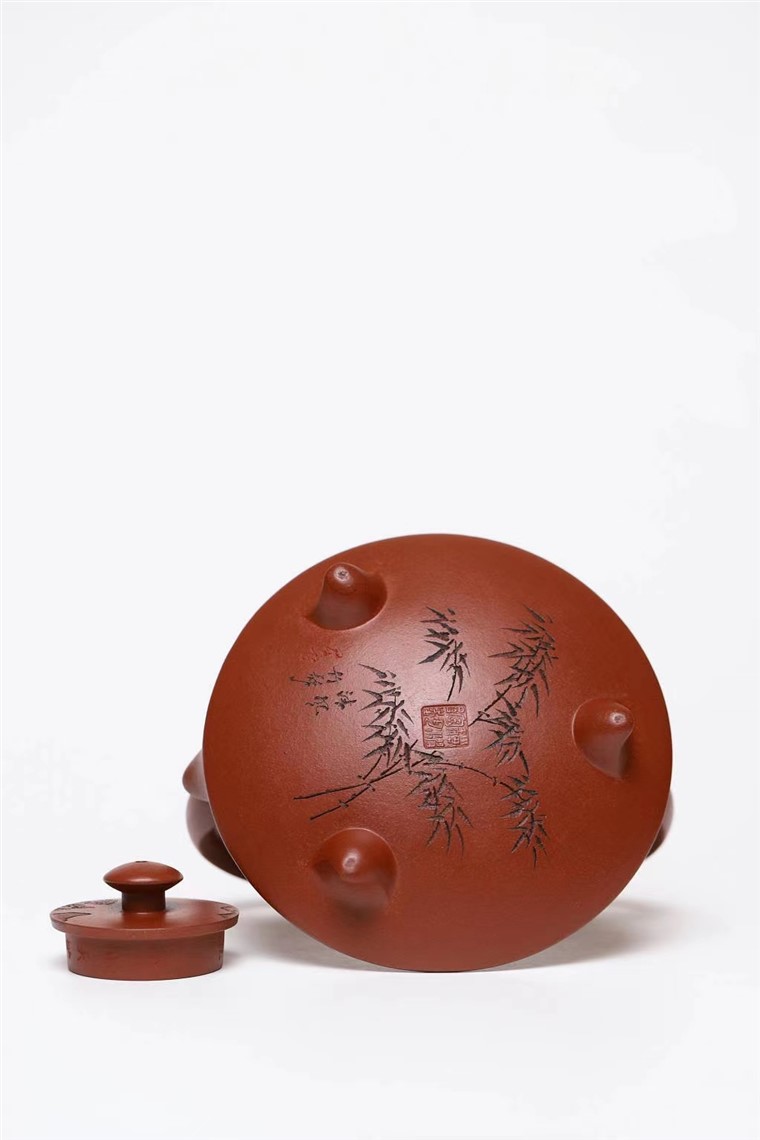 戴静波作品 合欢提梁