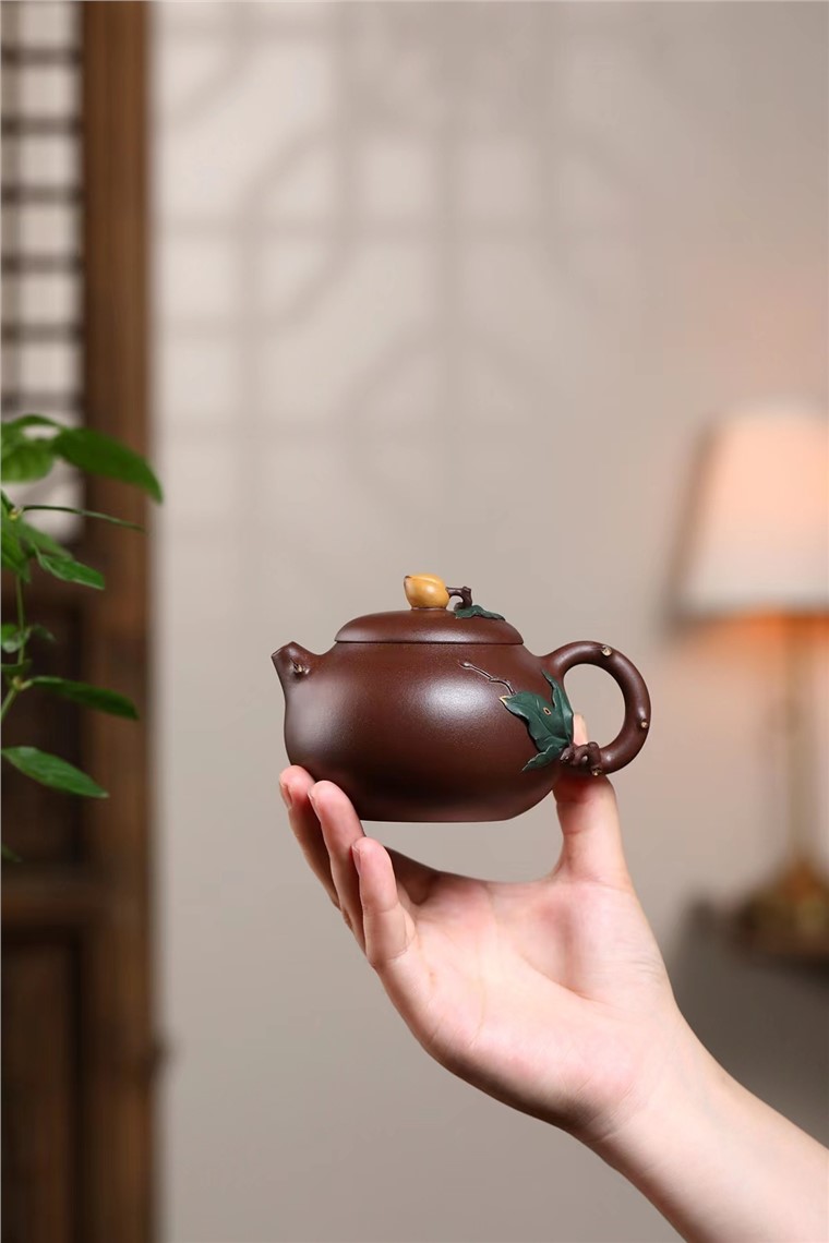 汪叶作品 文旦寿桃图片