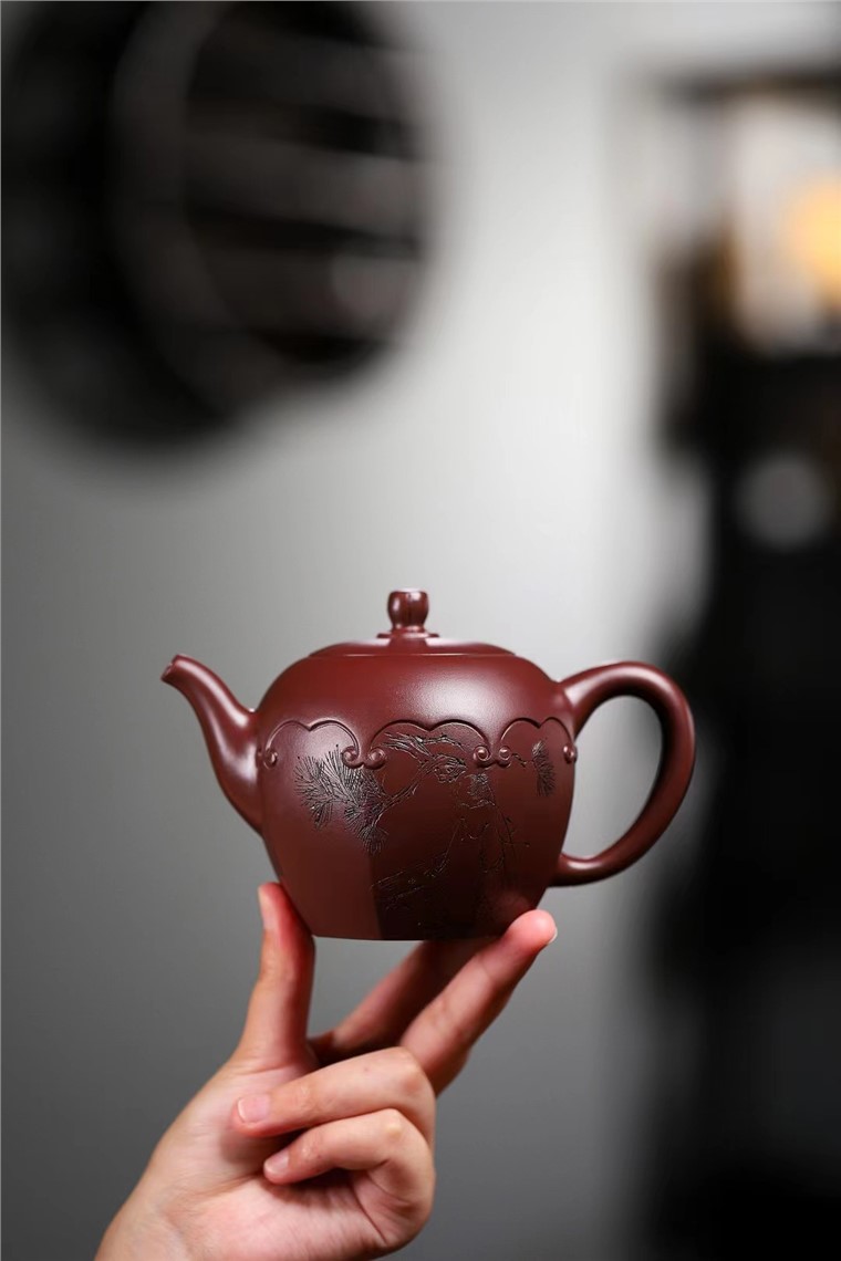 袁伟新作品 霜月图片