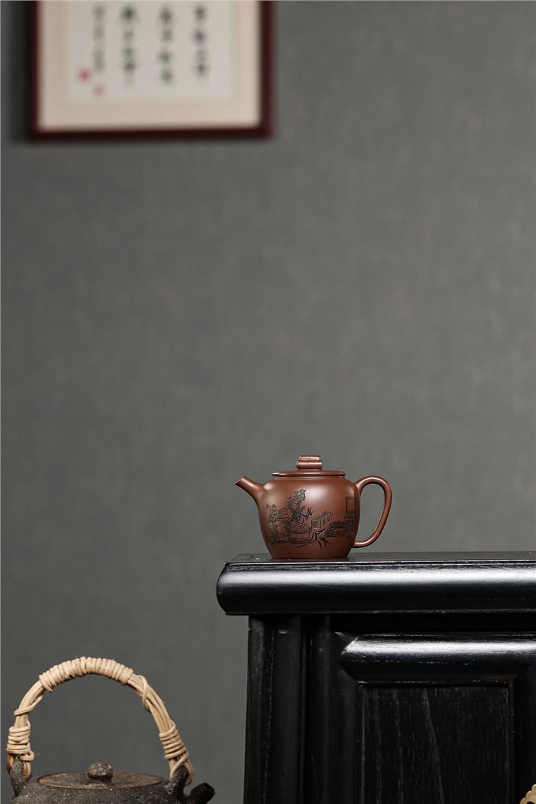 蒋建华作品 书卷德钟壶图片