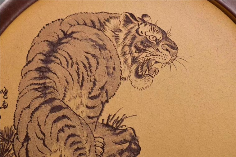 鸣雨作品 虎啸山河图片