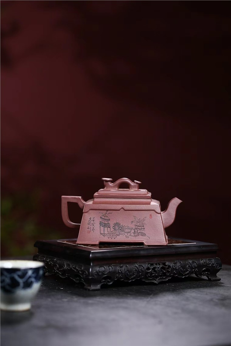 邱爽作品 四方如意图片