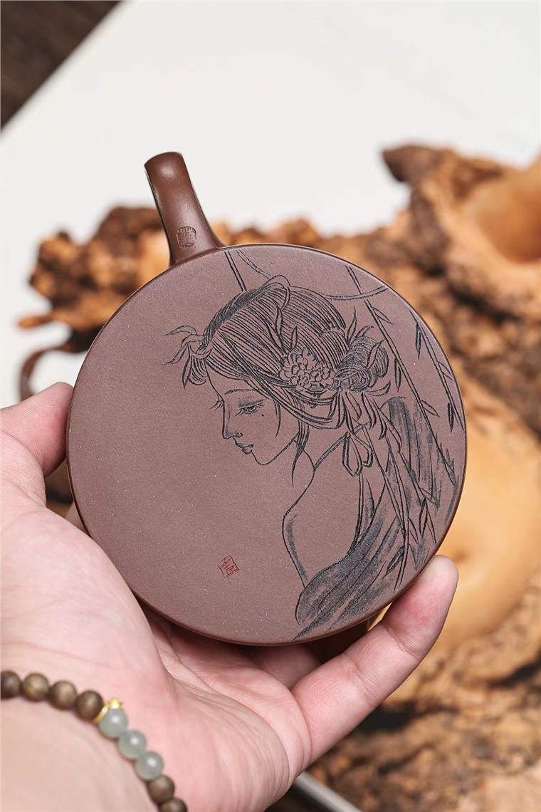 蒋建华作品 平底周盘
