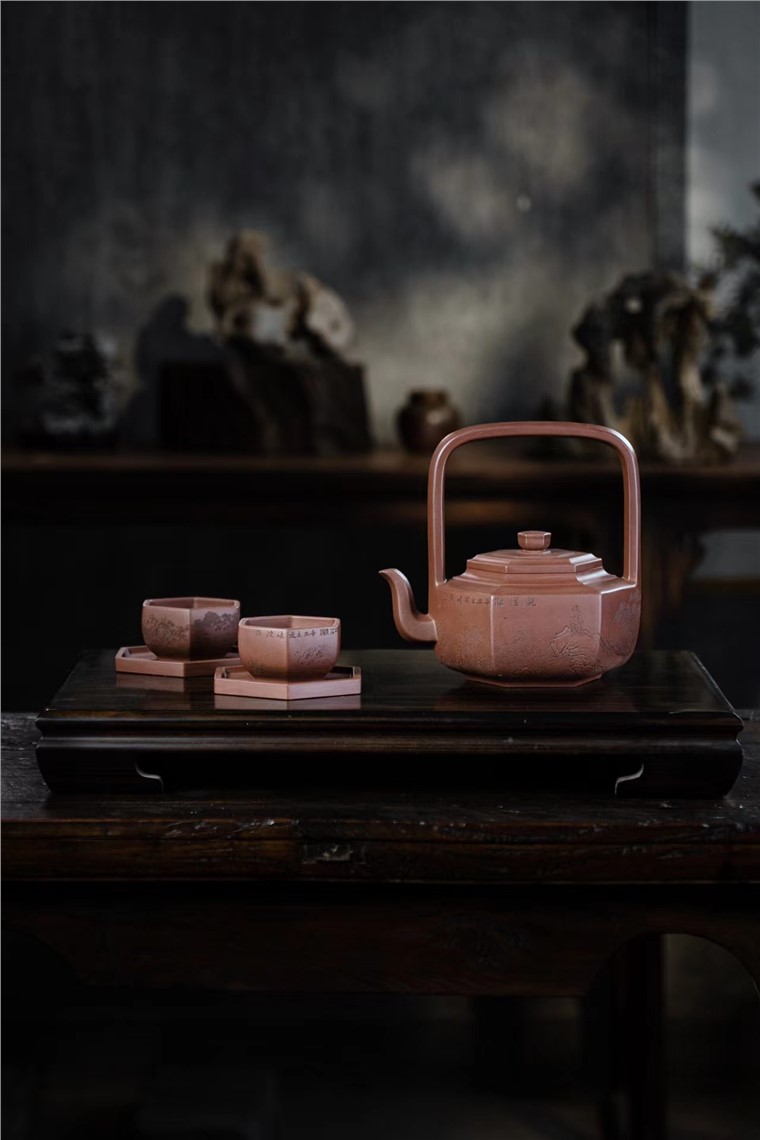 袁德波作品 提梁套组图片
