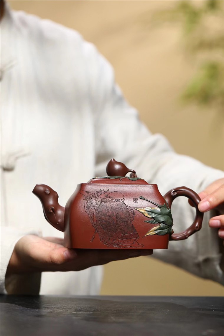 眭龙俊作品 四方寿桃图片