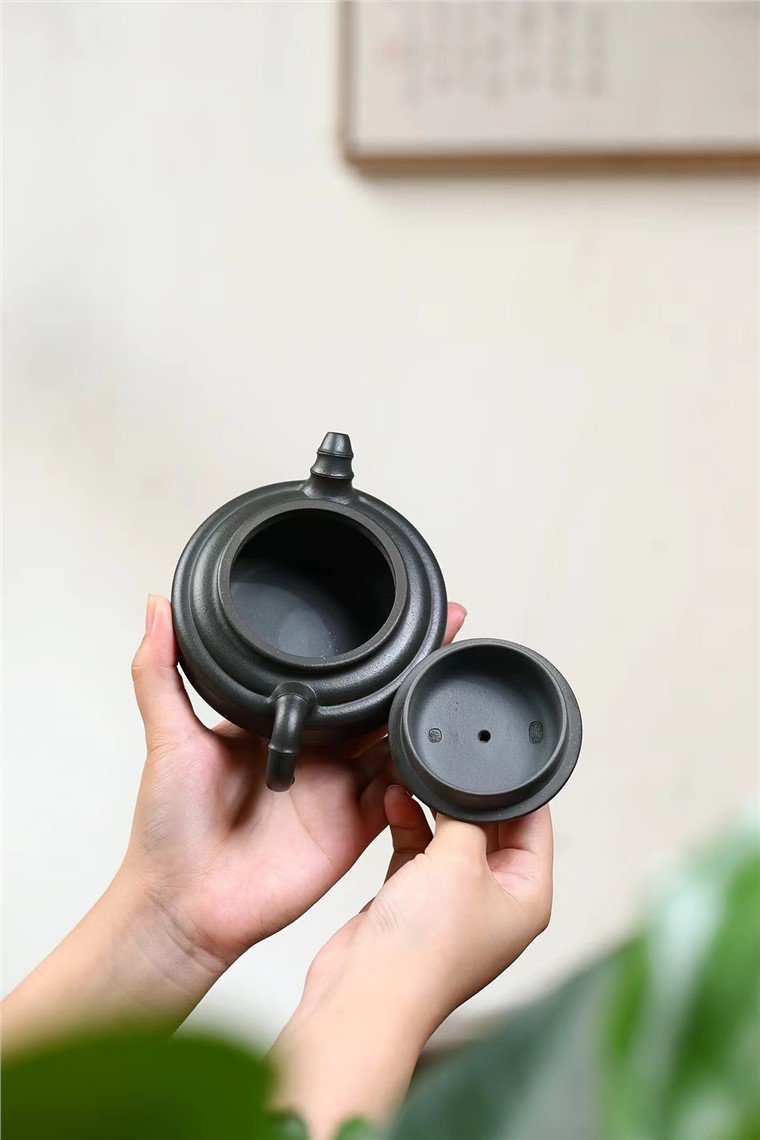 骆耀明作品 双线竹鼓图片