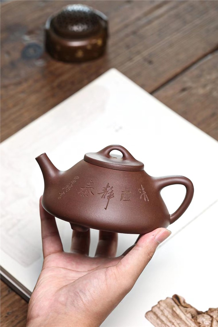 李铭作品 石瓢壶图片