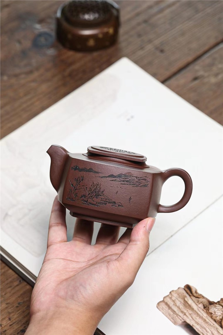 李铭作品 学仕壶图片