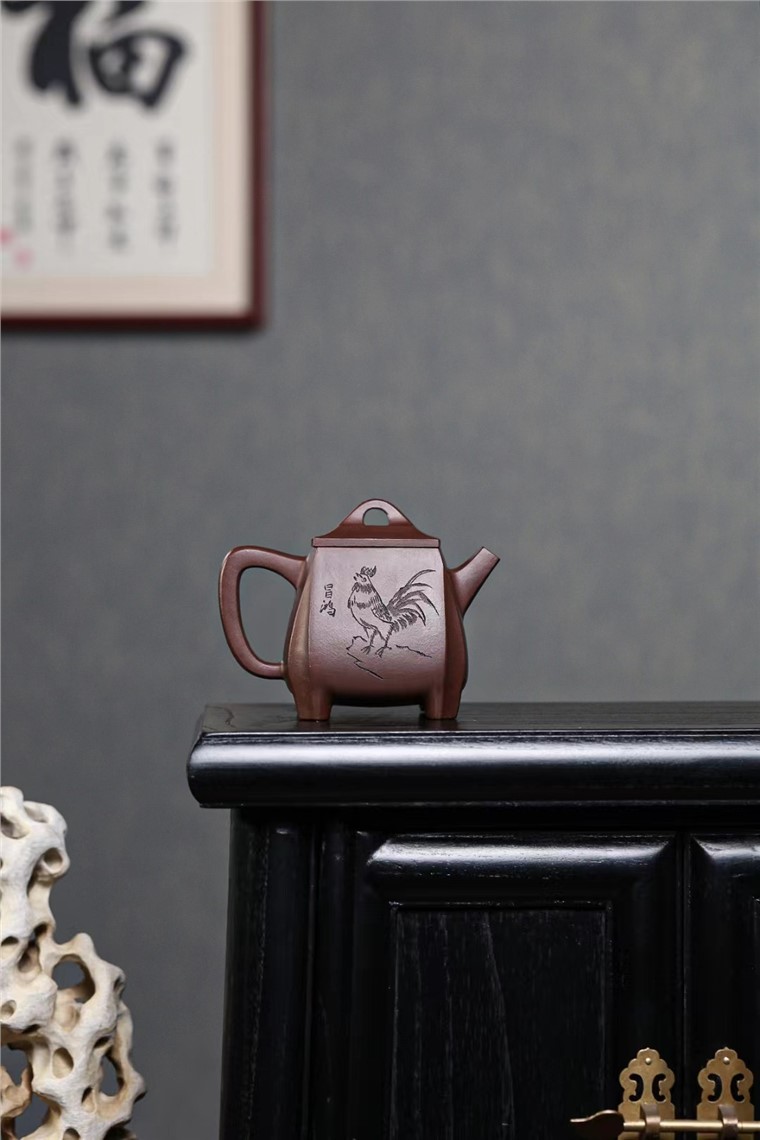 李铭作品 高石瓢壶图片