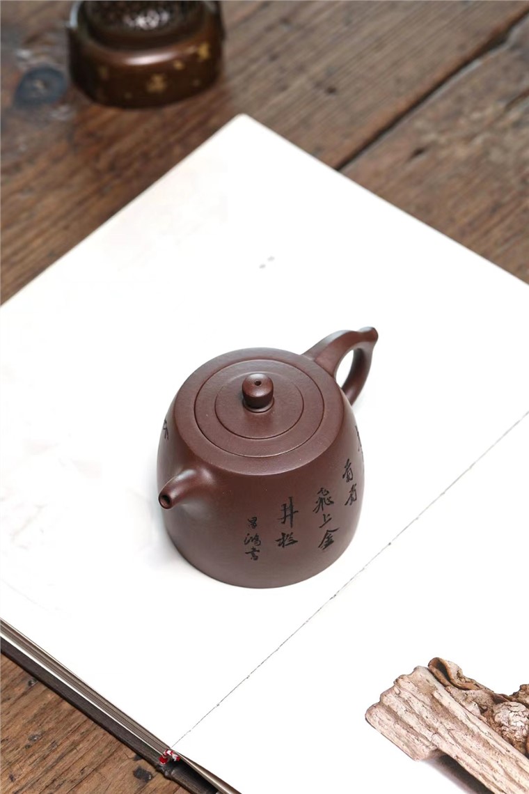 李铭作品 井栏壶图片