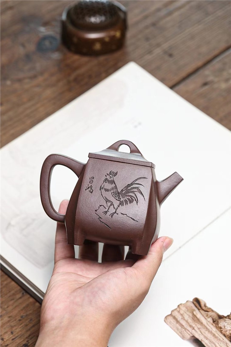 李铭作品 高石瓢壶图片