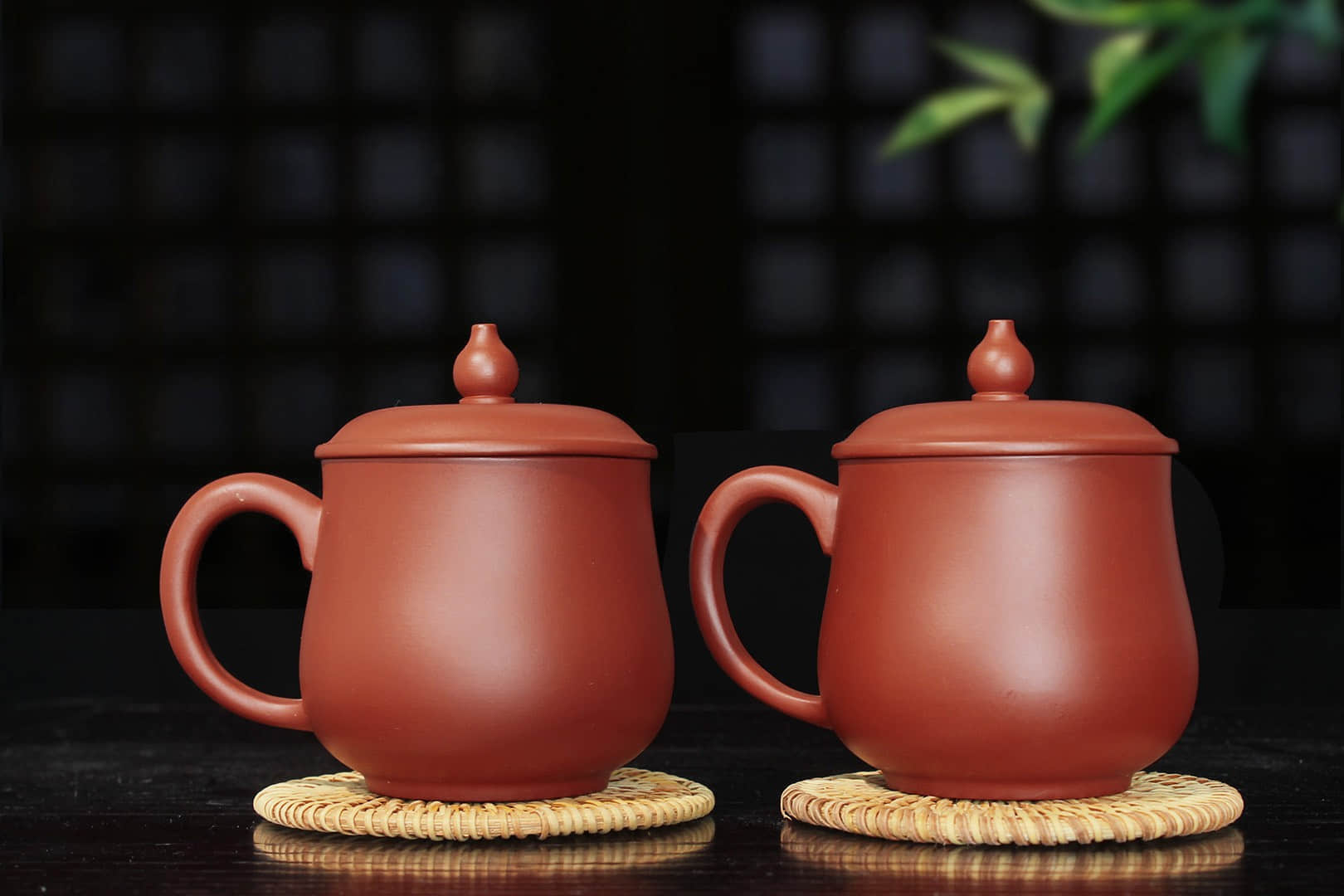 张晓芬作品 锦玉对杯