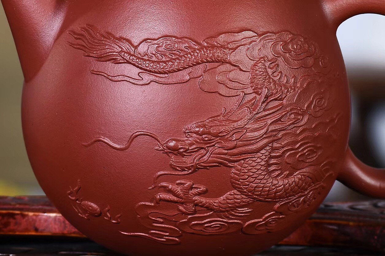 戚志君作品 祥龙龍蛋