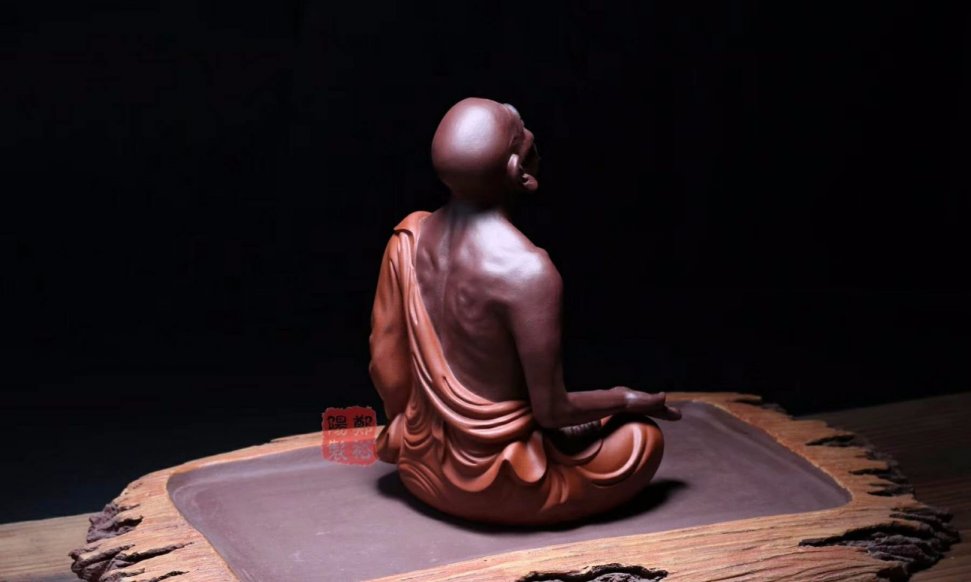 郑裕阳作品 沐心罗汉