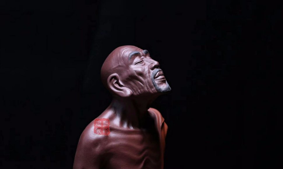 郑裕阳作品 沐心罗汉