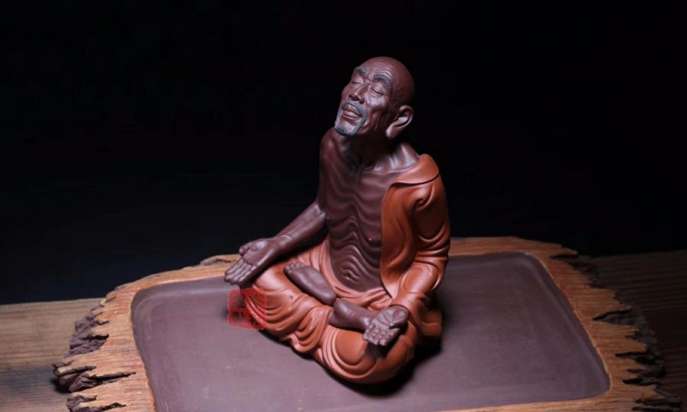 郑裕阳作品 沐心罗汉