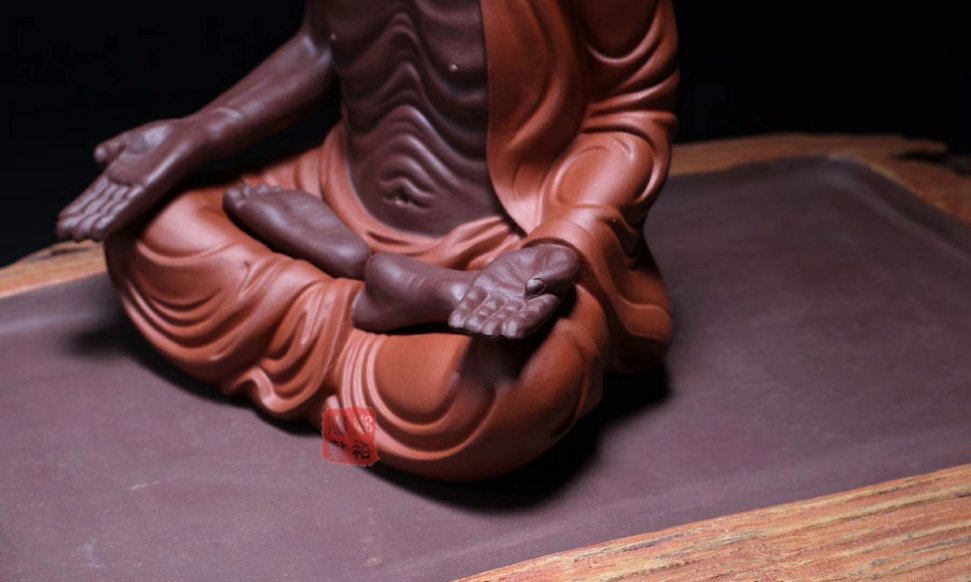 郑裕阳作品 沐心罗汉