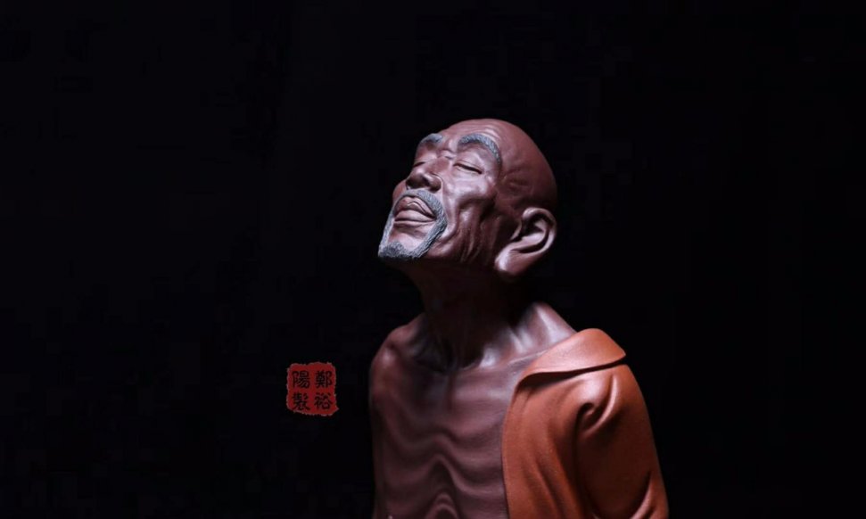 郑裕阳作品 沐心罗汉