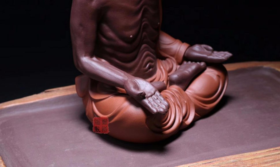 郑裕阳作品 沐心罗汉