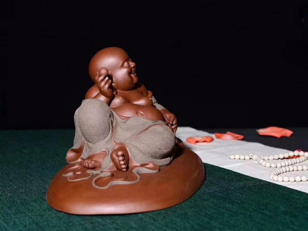 荀少华作品 吉祥勒佛