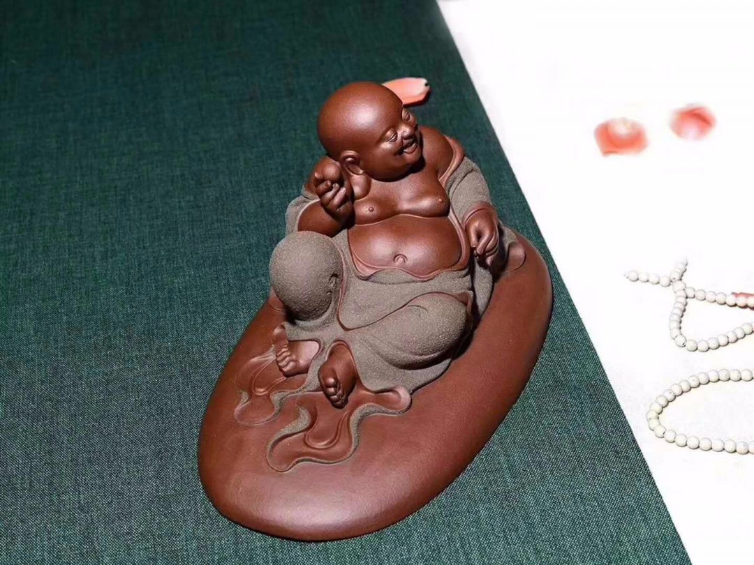 荀少华作品 吉祥勒佛