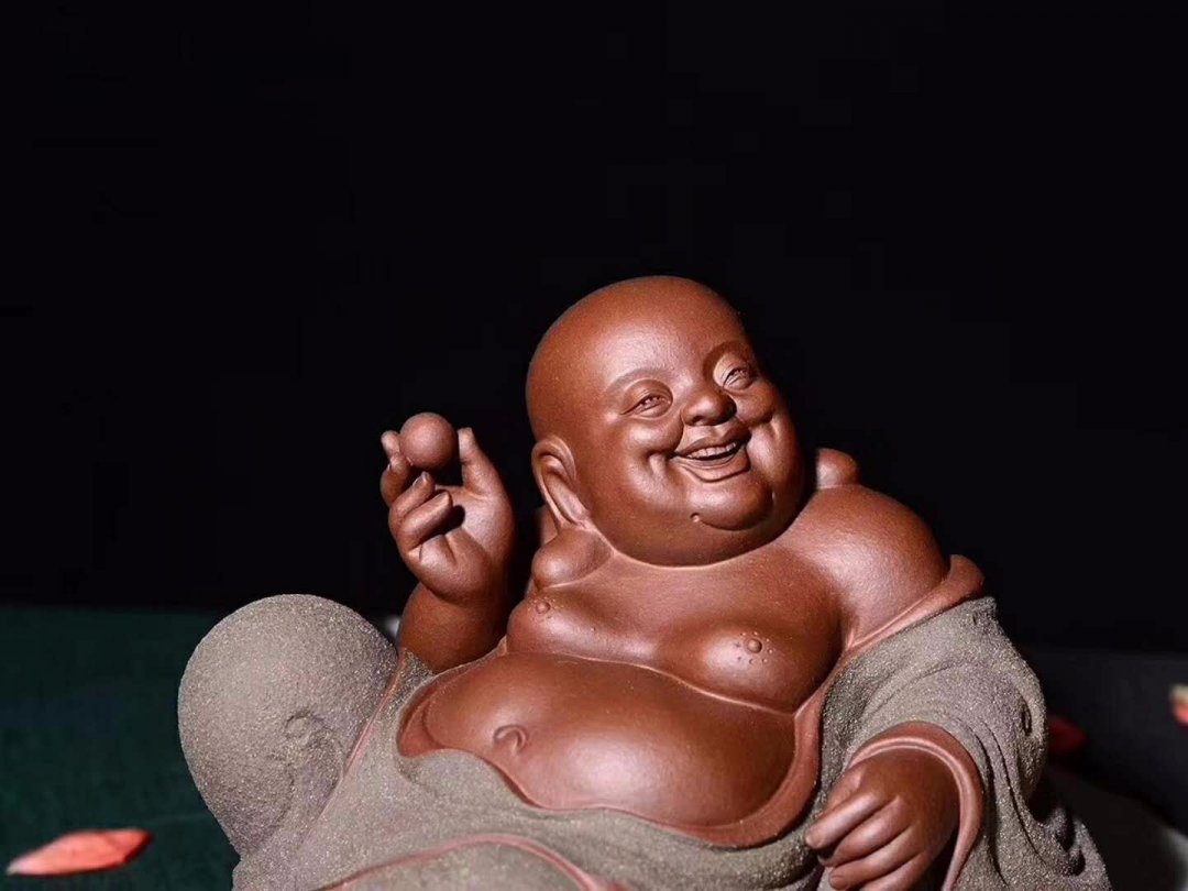 荀少华作品 吉祥勒佛