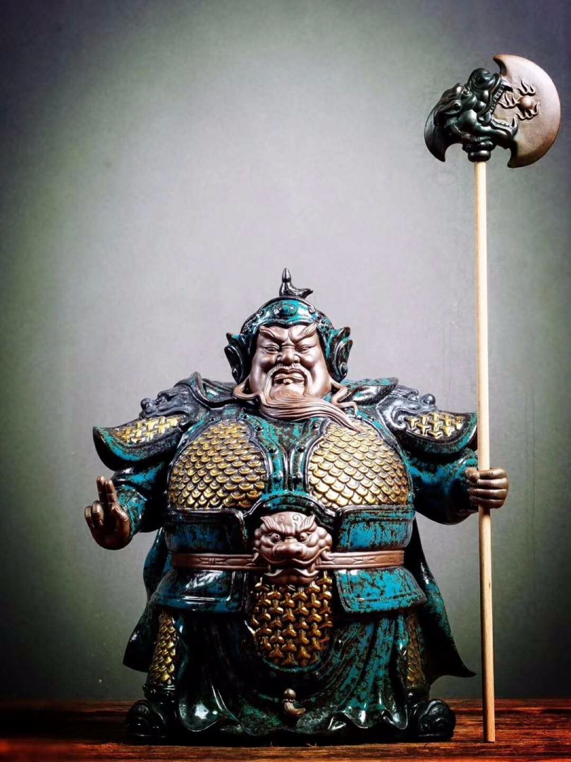 郑裕阳作品 哼哈二将