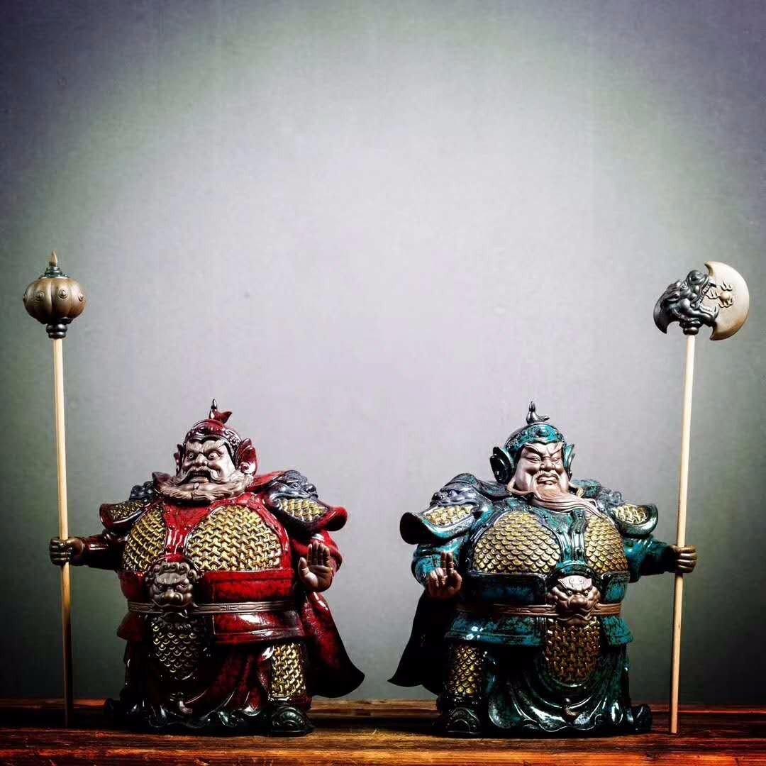 郑裕阳作品 哼哈二将
