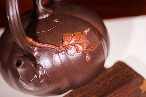 王玉芳作品 南瓜提梁