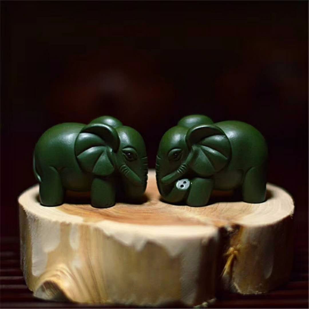 郑裕阳作品 绿泥小对象