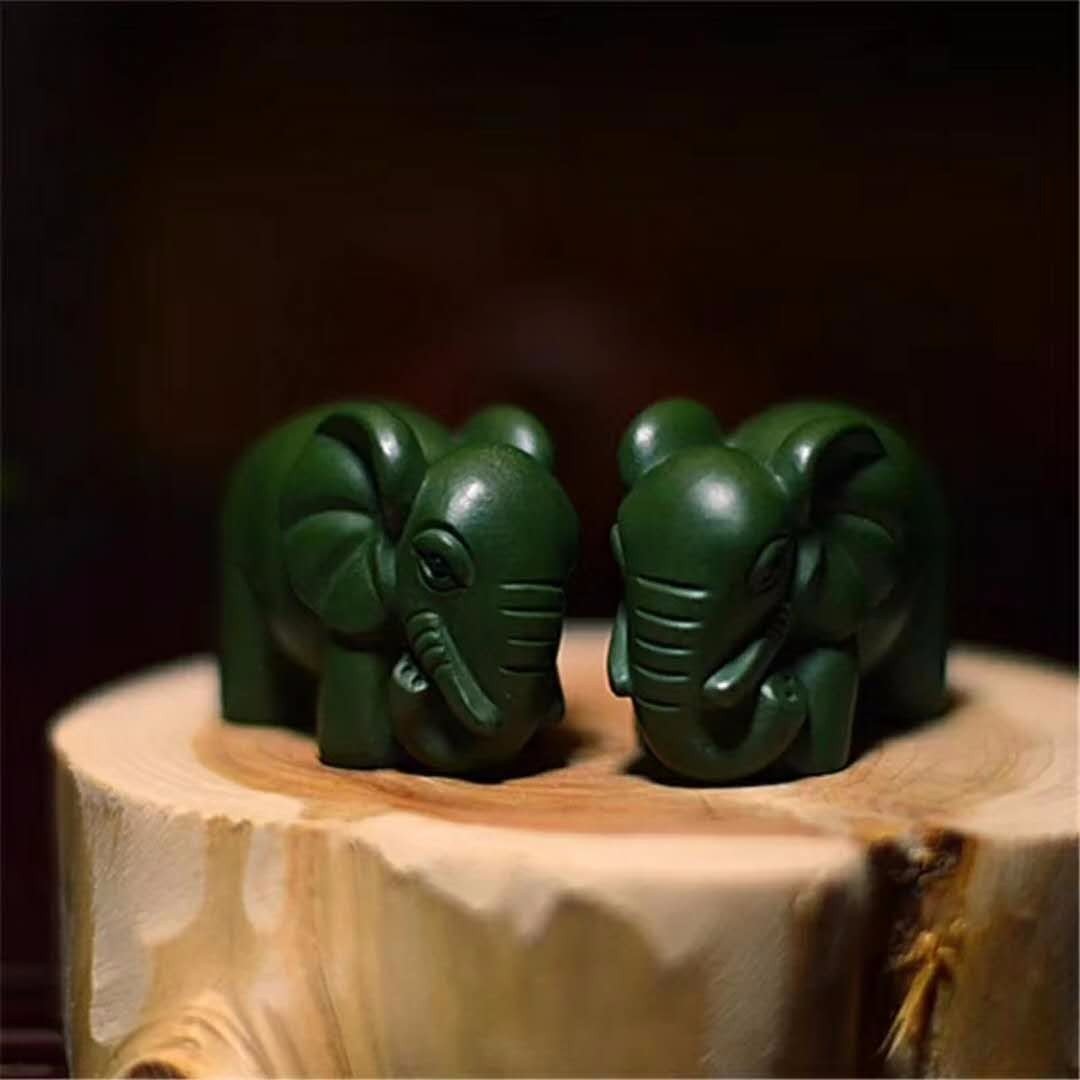 郑裕阳作品 绿泥小对象