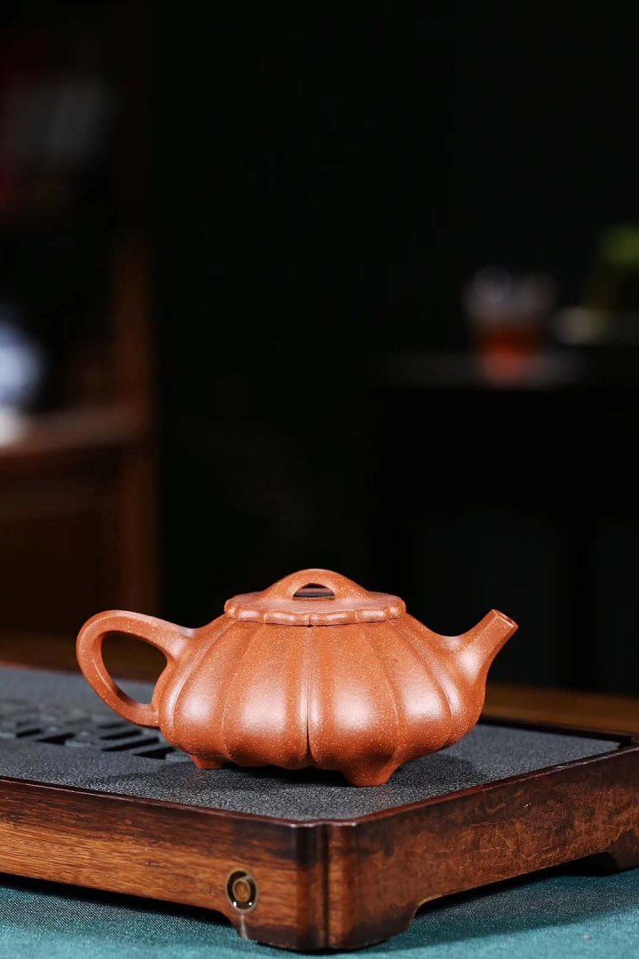 杨军保作品 菱花石瓢