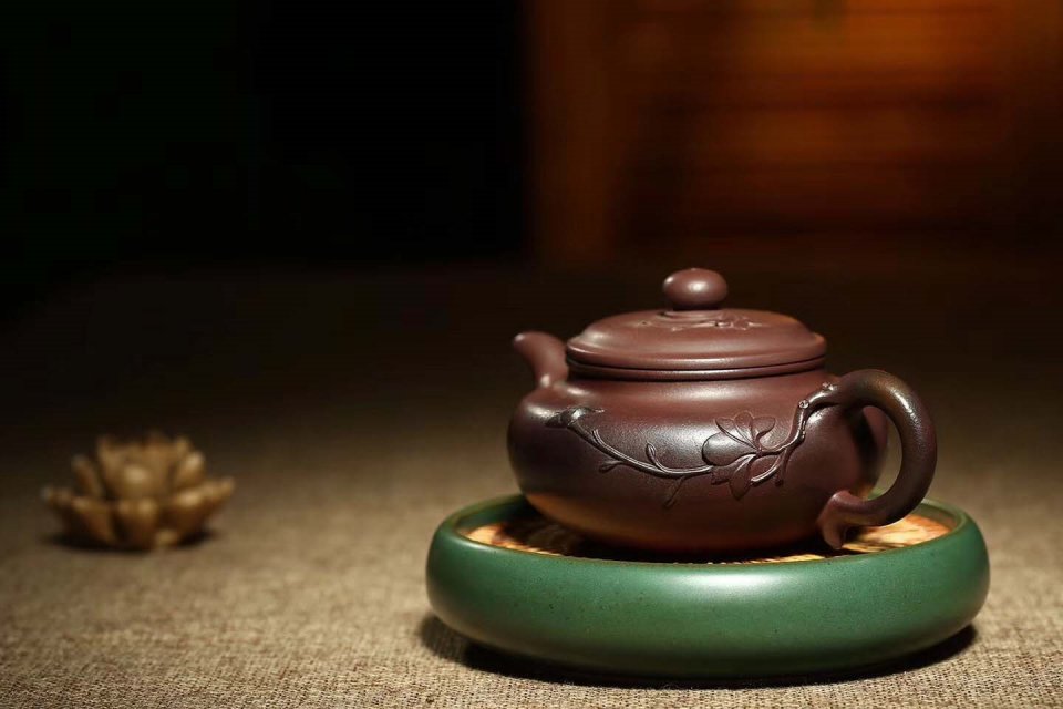 强国青作品 玉兰仿古