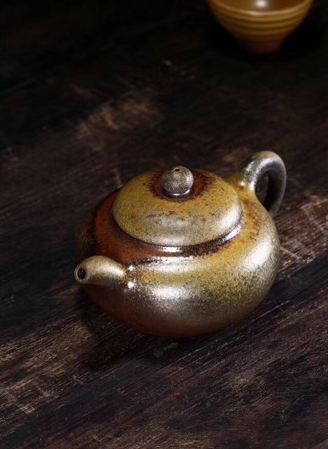 吕海英作品 柴烧-玉润