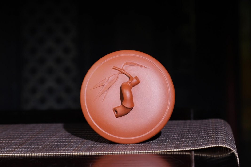 陈伟宝作品 竹叶盖杯