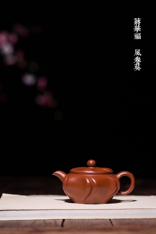 蒋华福作品 风卷葵