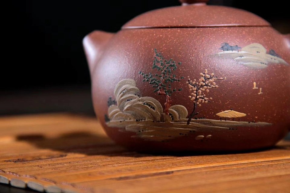 陈浩作品 泥绘西施
