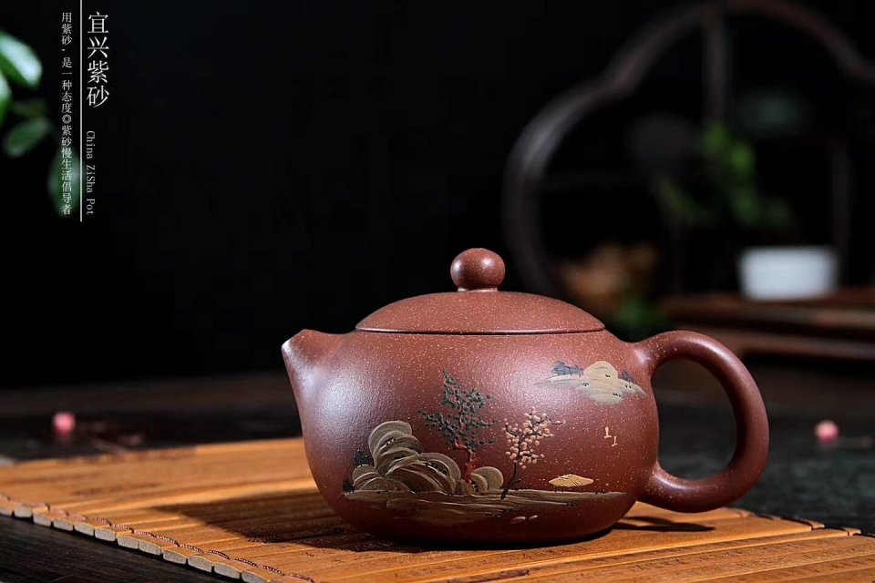 陈浩作品 泥绘西施