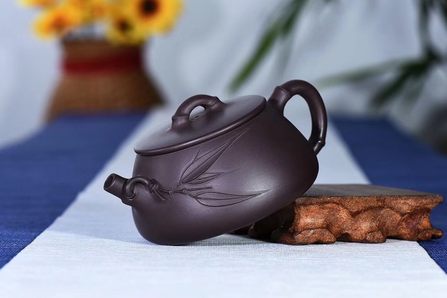 戚志君作品 竹节宽瓢