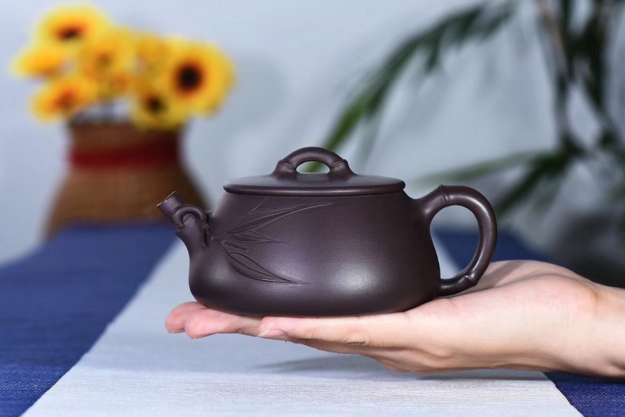 戚志君作品 竹节宽瓢