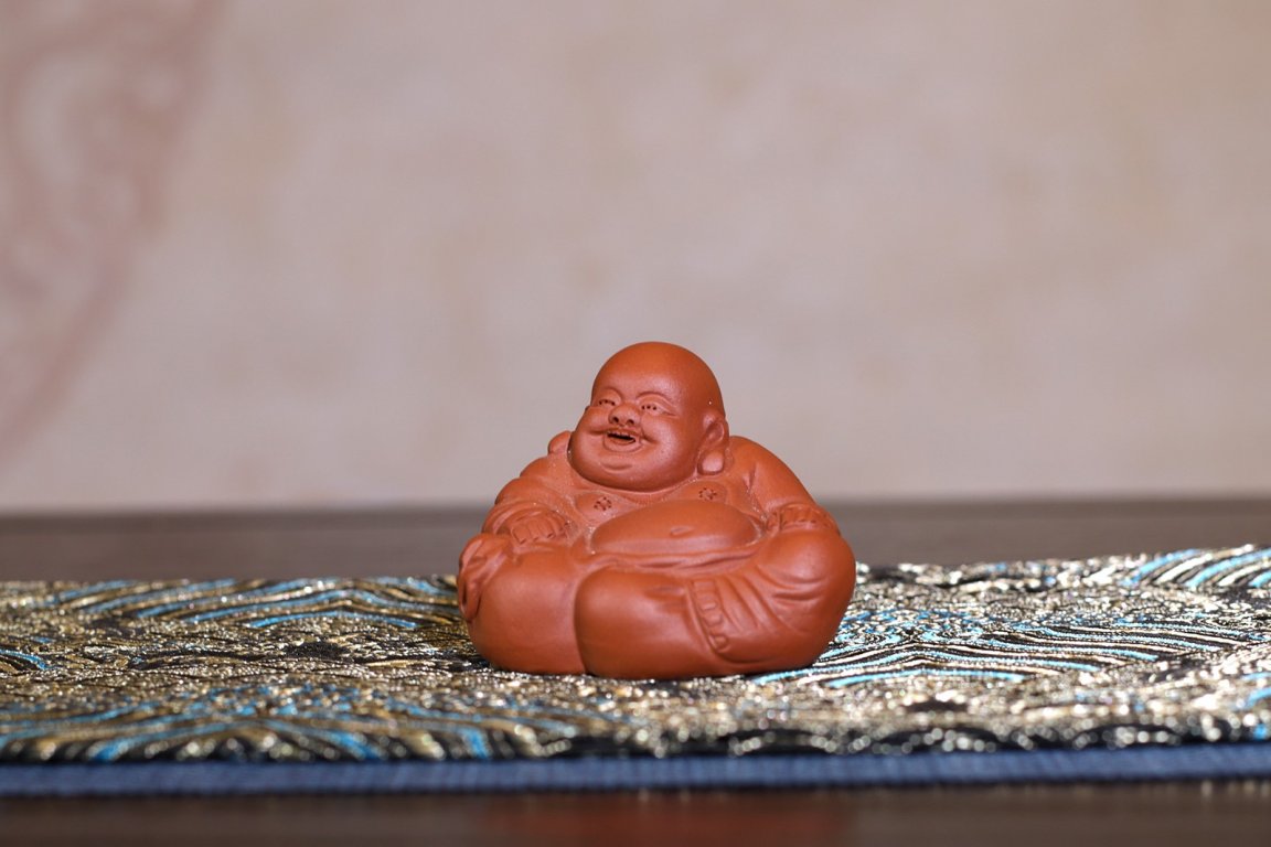 悠然紫砂作品 大肚佛笑佛弥勒佛