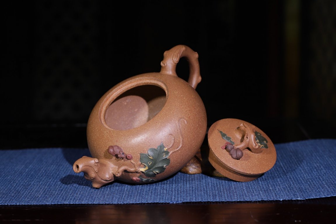 陈亚萍作品 松鼠葡萄