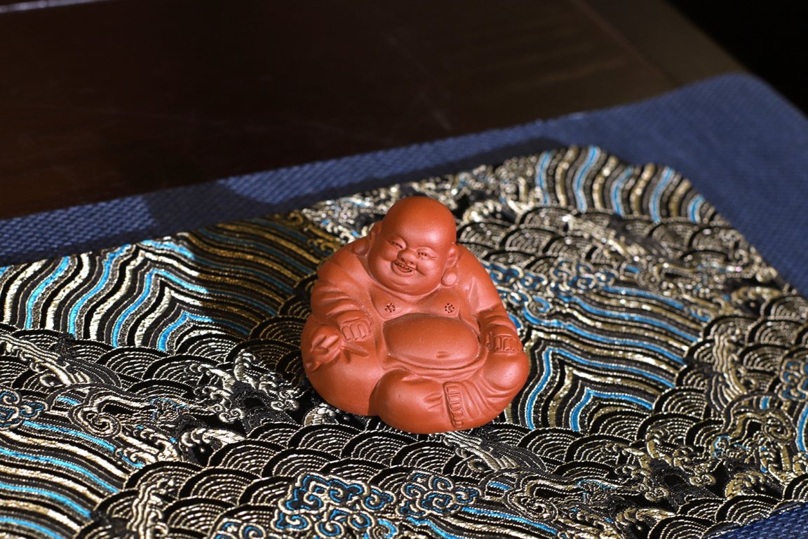 悠然紫砂作品 大肚佛笑佛弥勒佛