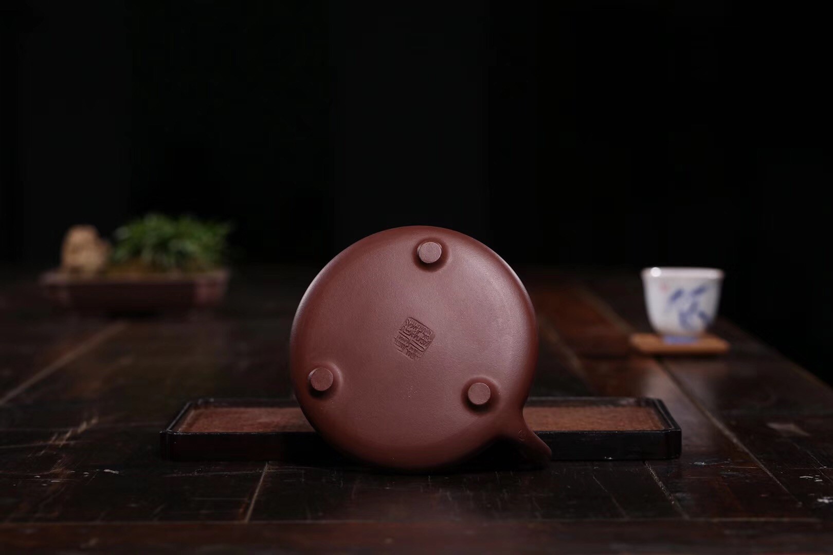 张伟军作品 泥绘石瓢